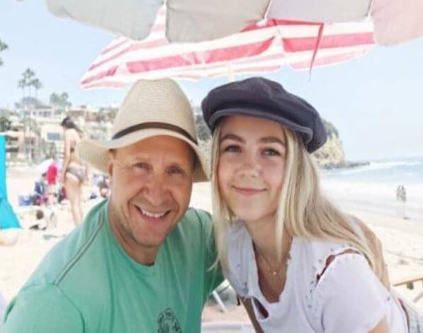 Lexi Brooks with her father Scott Brooks enjoying their vacation.